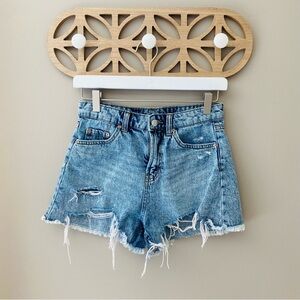Wild Fable High Rise Denim Jean Shorts Blue Sz 0